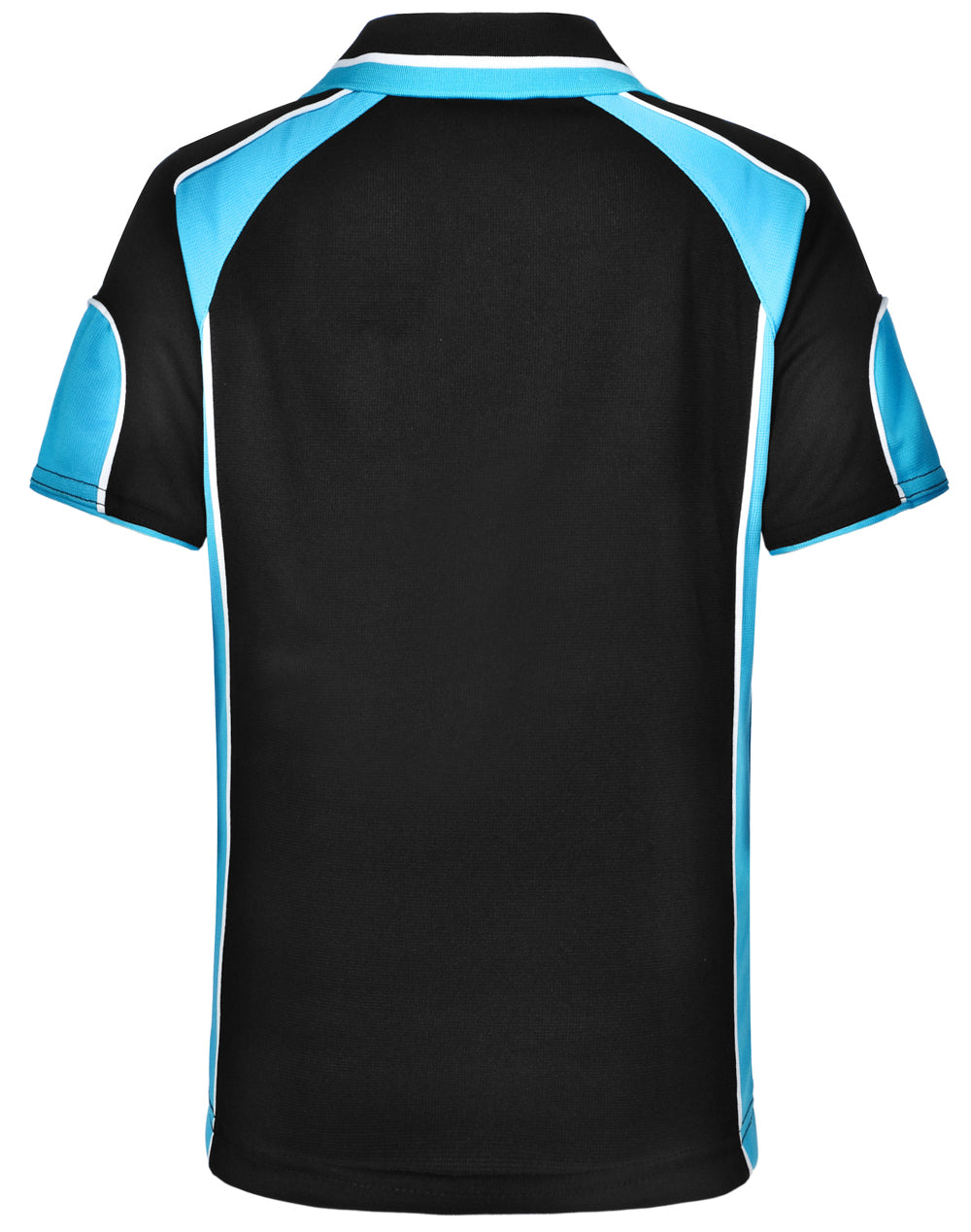 Alliance Polo Kids - Black/Aqua Blue - Back