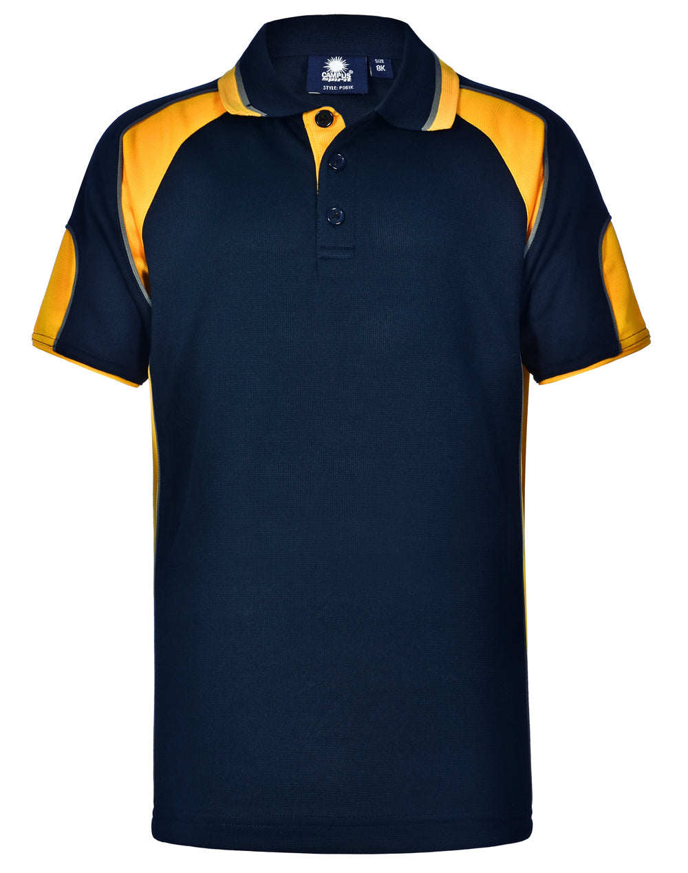Alliance Polo Kids - Navy/Gold - Front