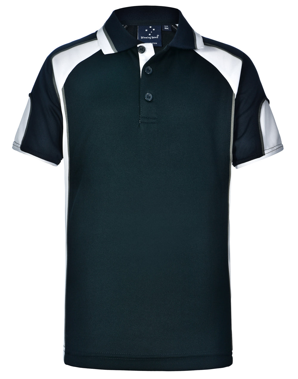 Alliance Polo Kids - Navy/White - Front