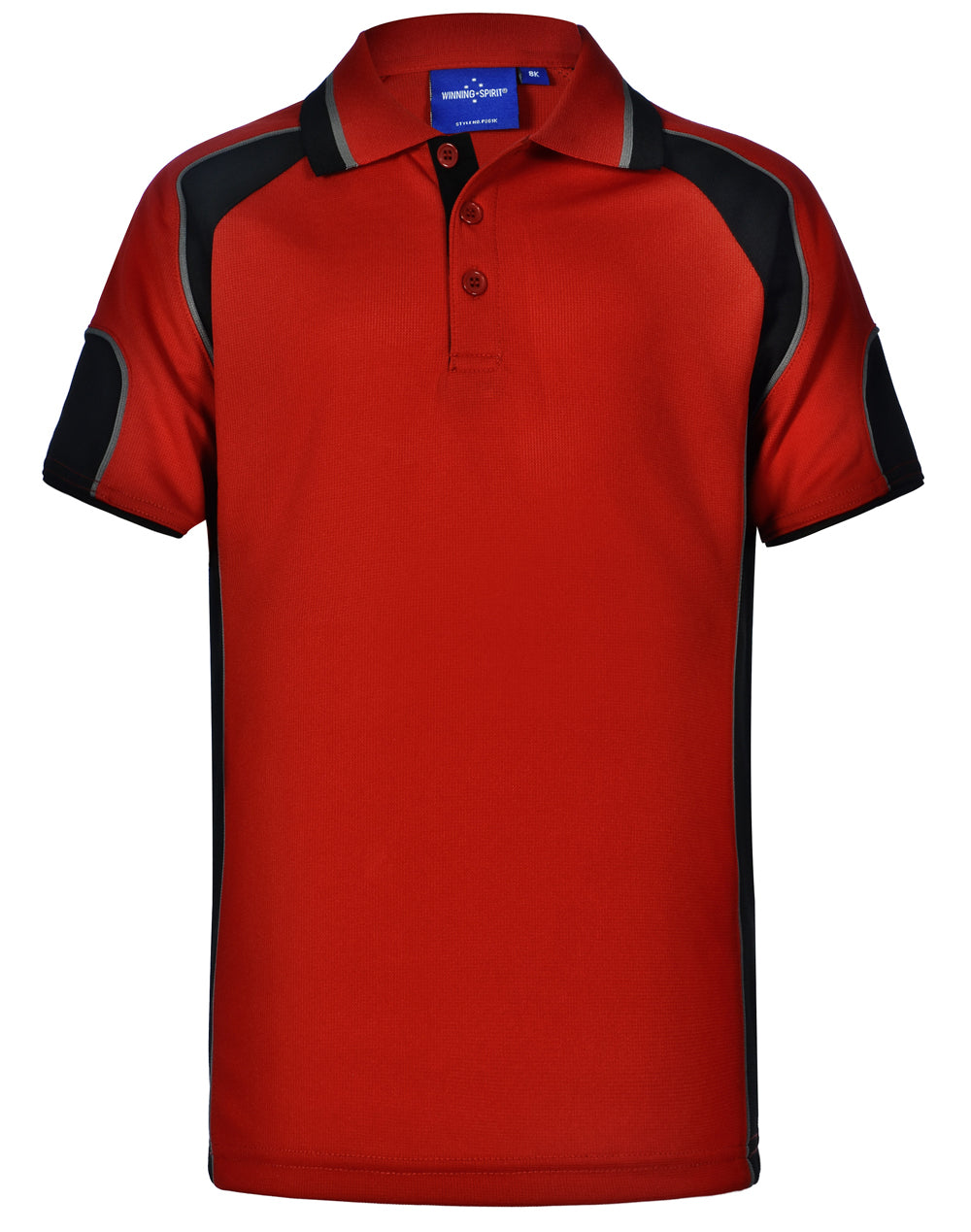 Alliance Polo Kids - Red/Black - Front