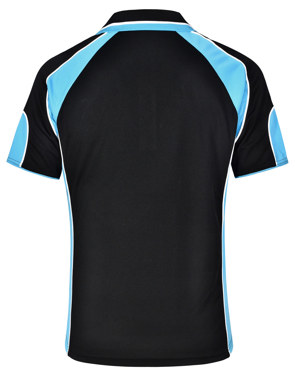 Alliance Polo Men's - Black/Aqua Blue - Back