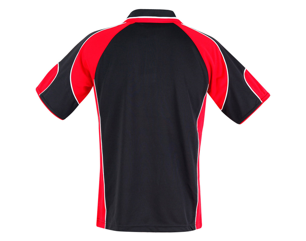 Alliance Polo Men's - Black/Red - Back