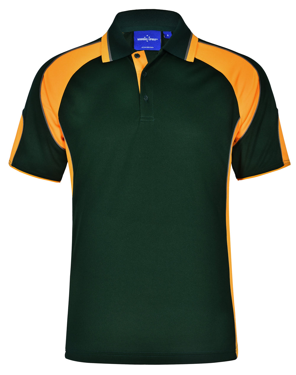 Alliance Polo Men's - Bottle/Gold - Front