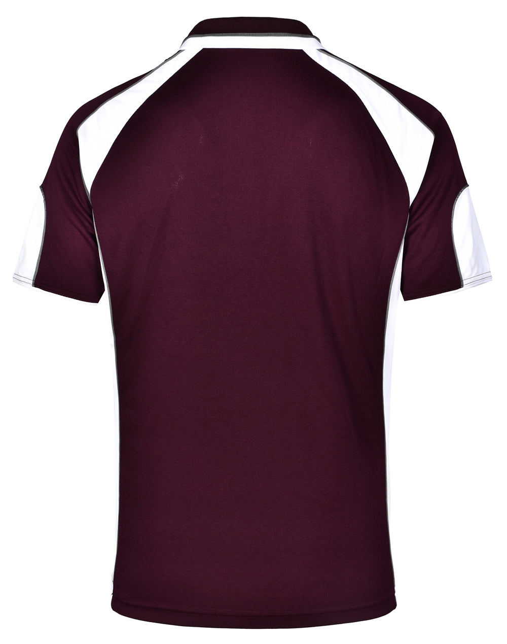 Alliance Polo Men's - Maroon/White - Back