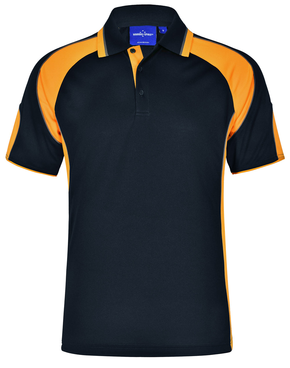 Alliance Polo Men's - Navy/Gold - Front