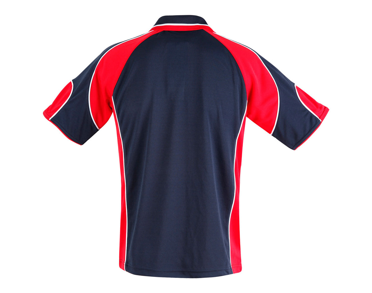 Alliance Polo Men's - Navy/Red - Back