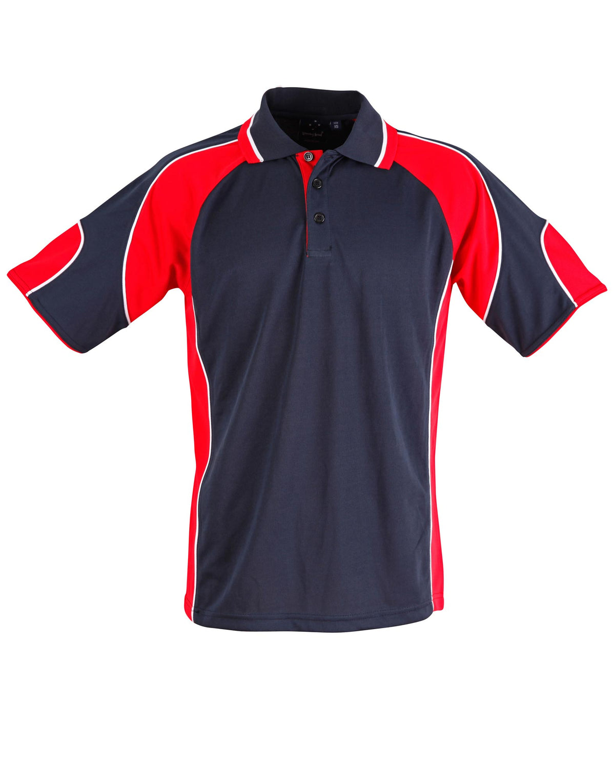 Alliance Polo Men's - Navy/Red - Front