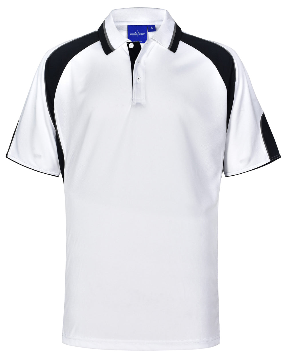 Alliance Polo Men's - White/Navy - Front