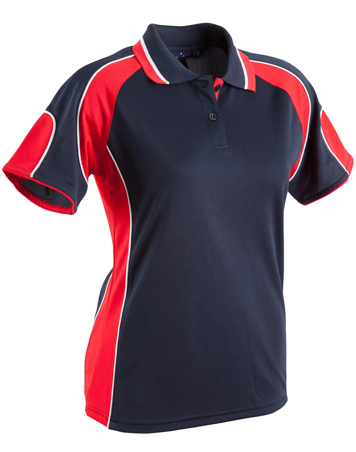 Alliance Polo Ladies - Navy/Red - Front