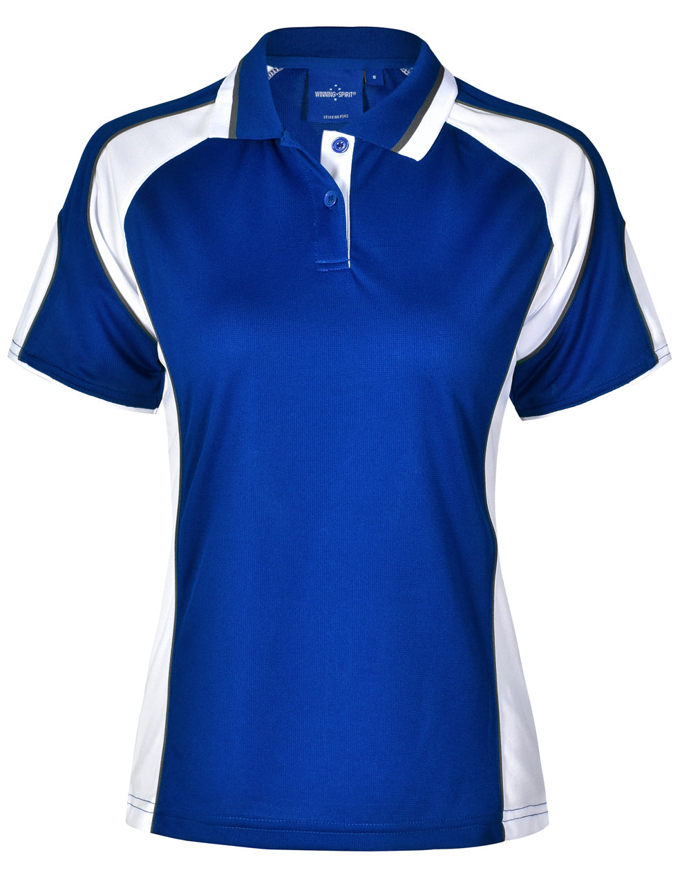 Alliance Polo Ladies - Royal/White - Front