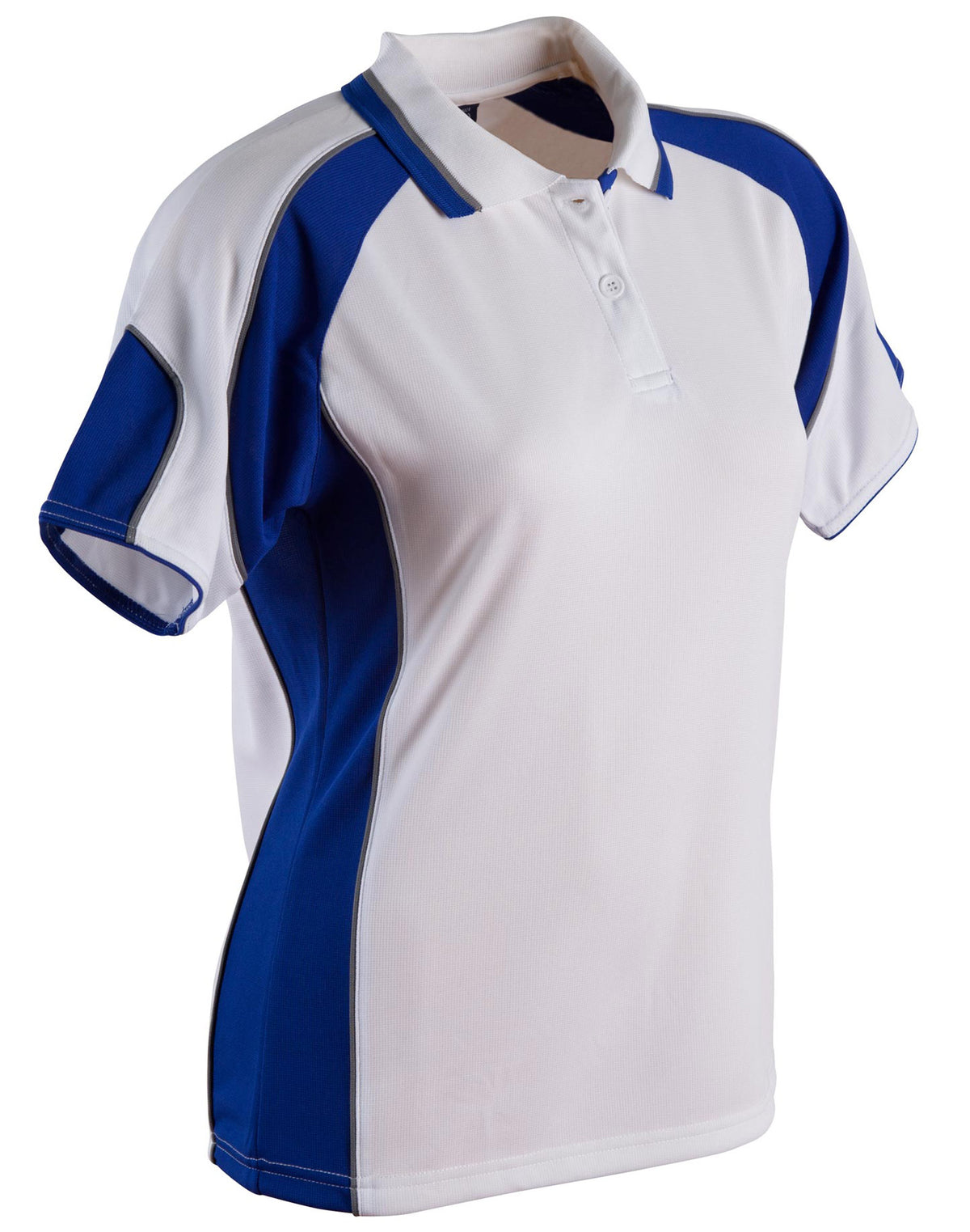 Alliance Polo Ladies - White/Royal - Front