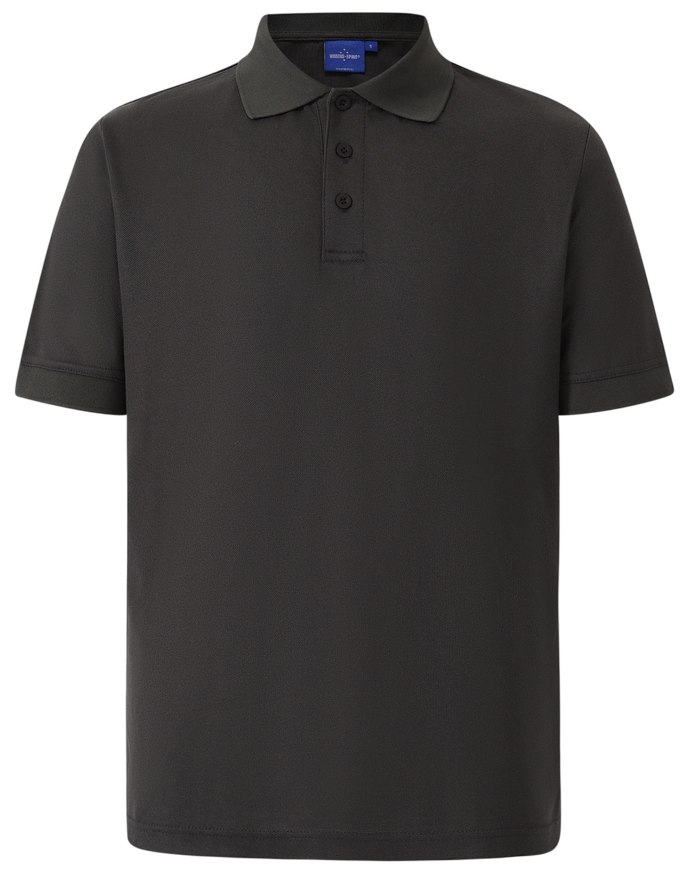 Connection Polo Men's - Charcoal - Front