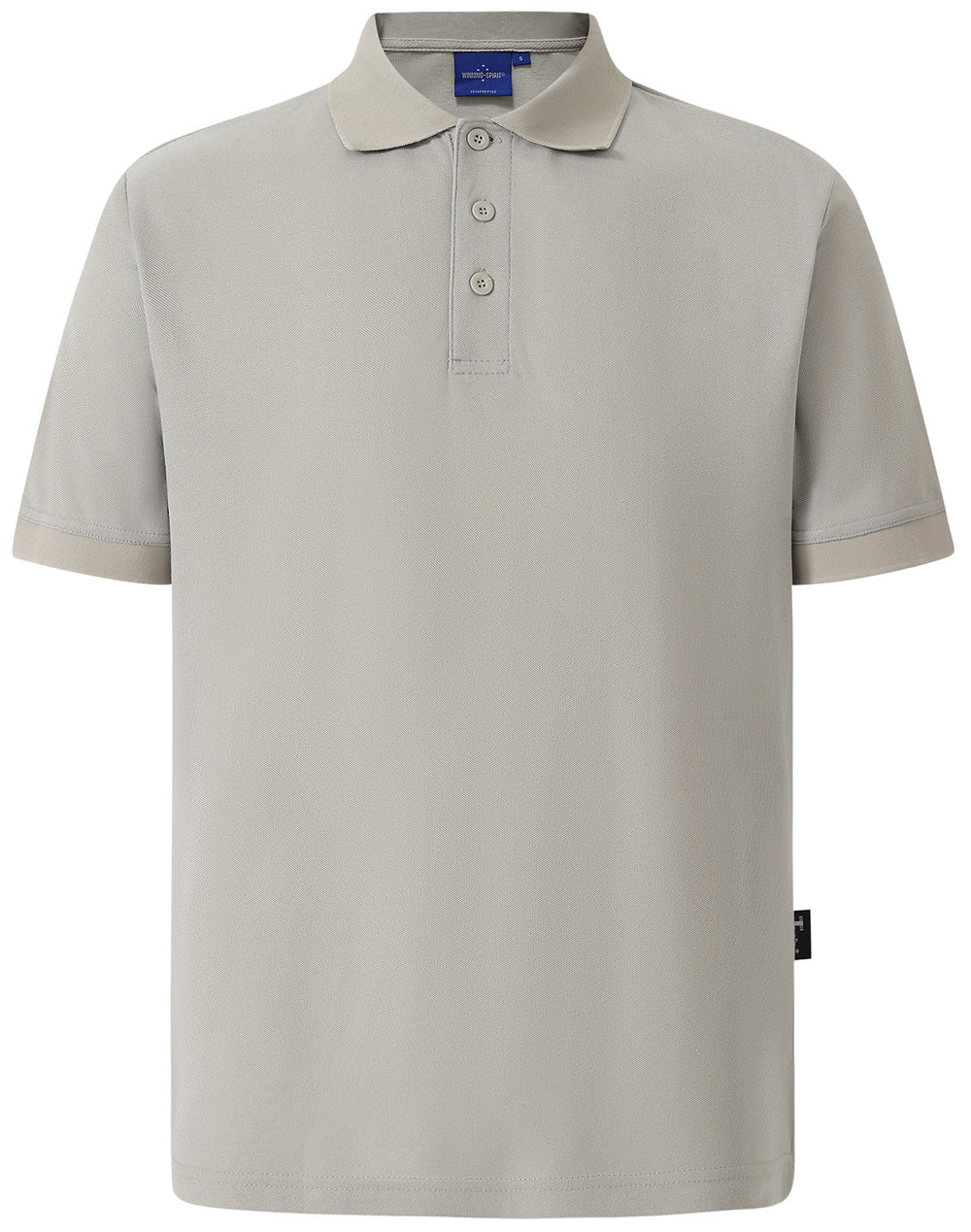 Connection Polo Men's - Silver Grey - Front