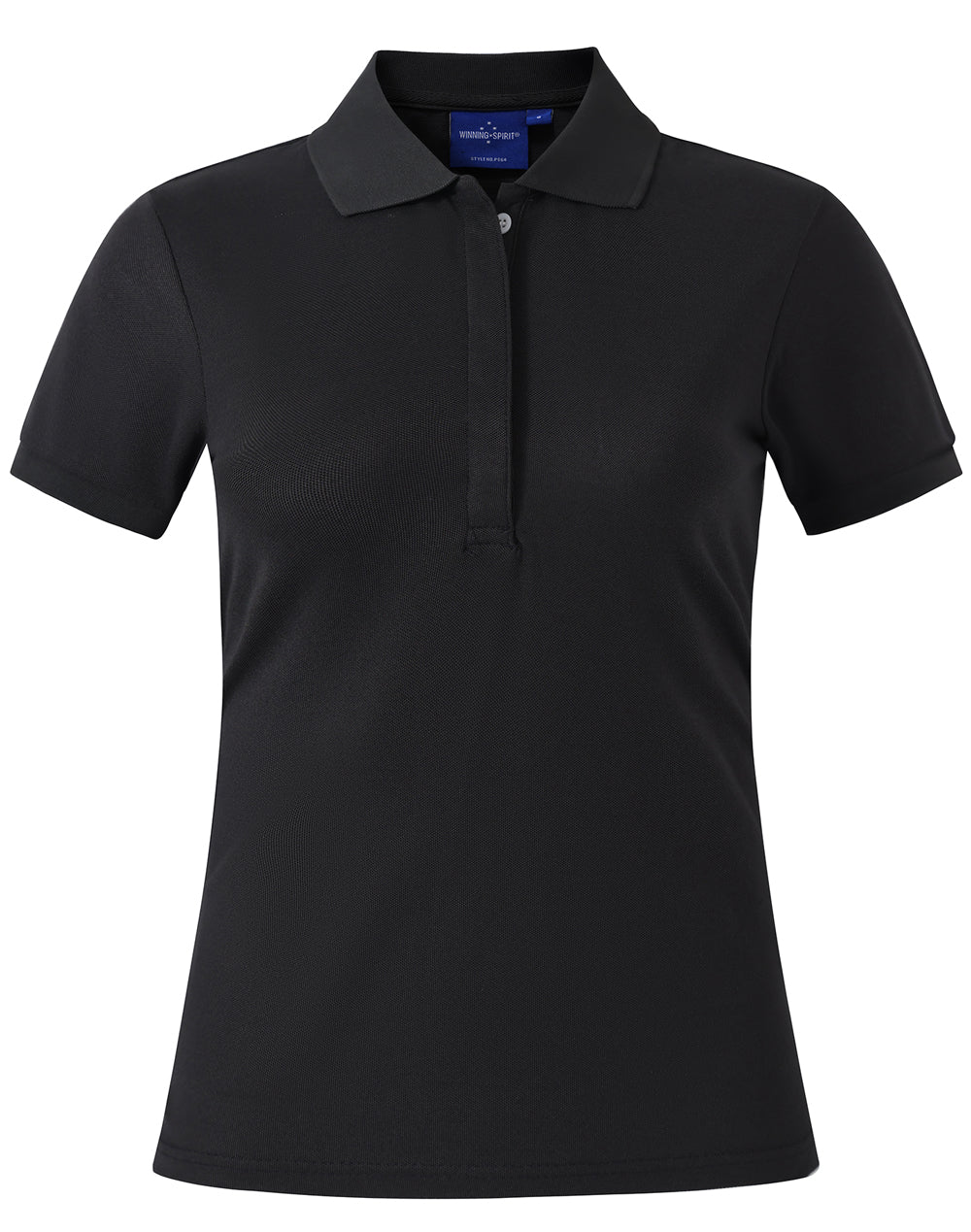 Connection Polo Ladies' - Charcoal - Front