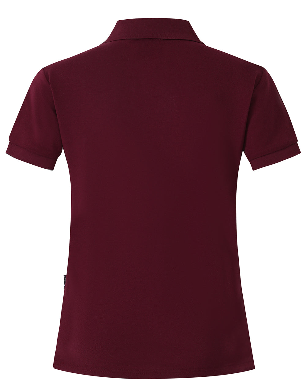 Connection Polo Ladies' - Maroon - Back