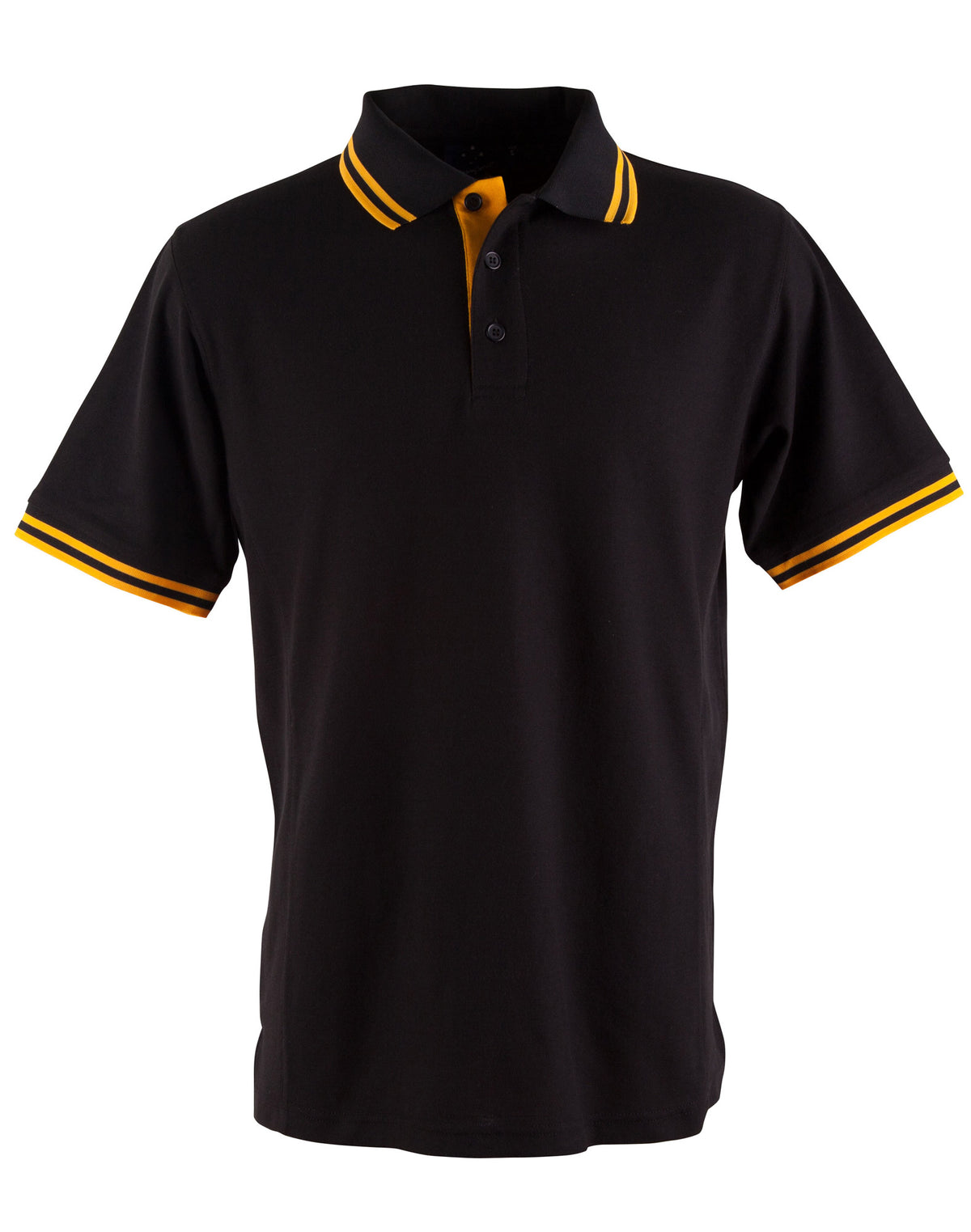 Grace Polo Kids - Black/Gold - Front