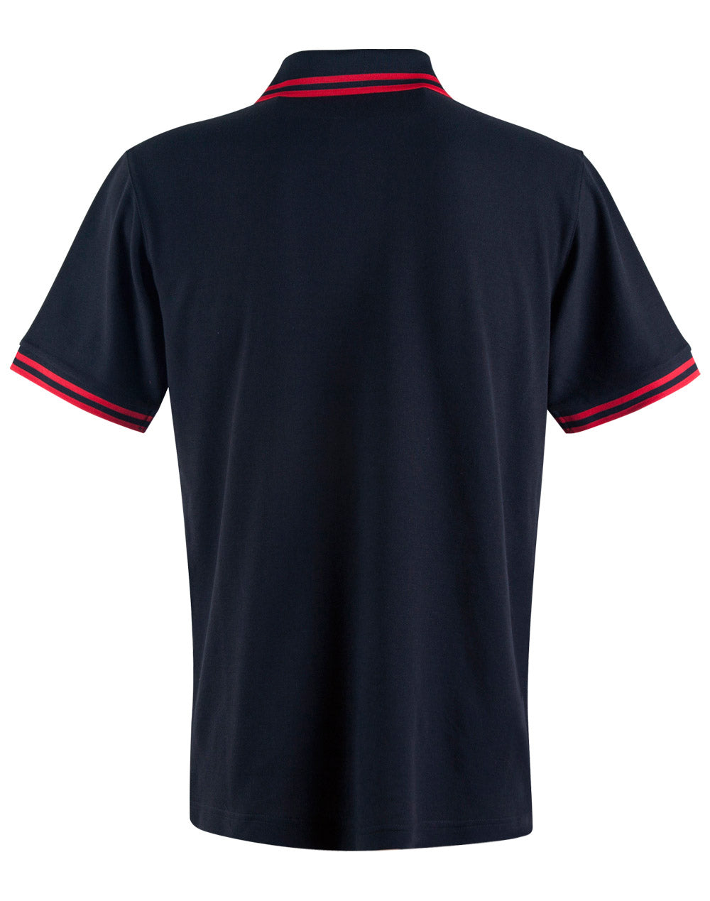 Grace Polo Men's - Black/Red - Back