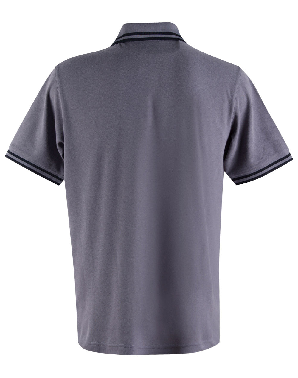 Grace Polo Men's - Grey/Black - Back