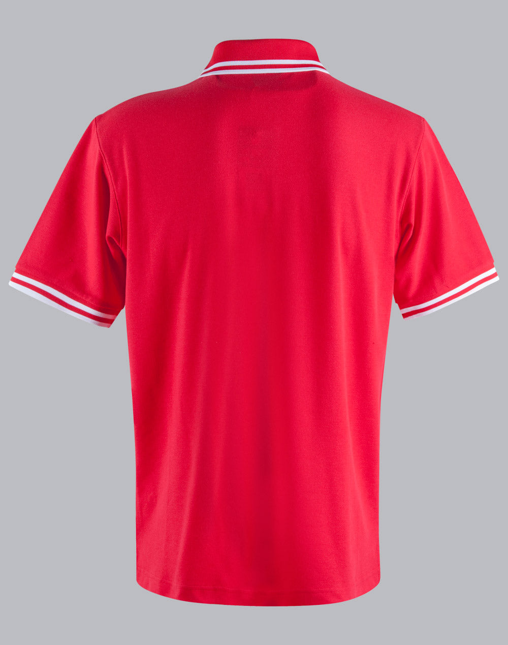 Grace Polo Men's - Red/White - Back