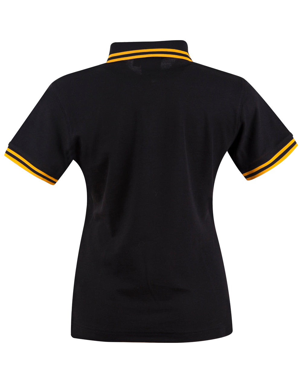 Grace Polo Women's - Black/Gold - Back