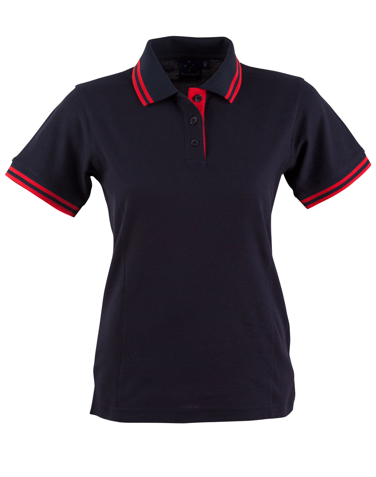 Grace Polo Women's - Navy/Red - Front
