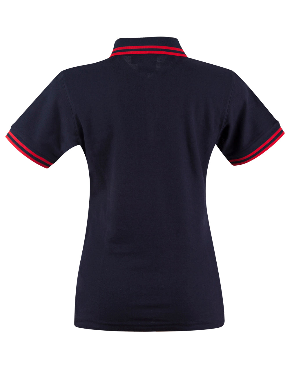 Grace Polo Women's - Navy/Red - Back