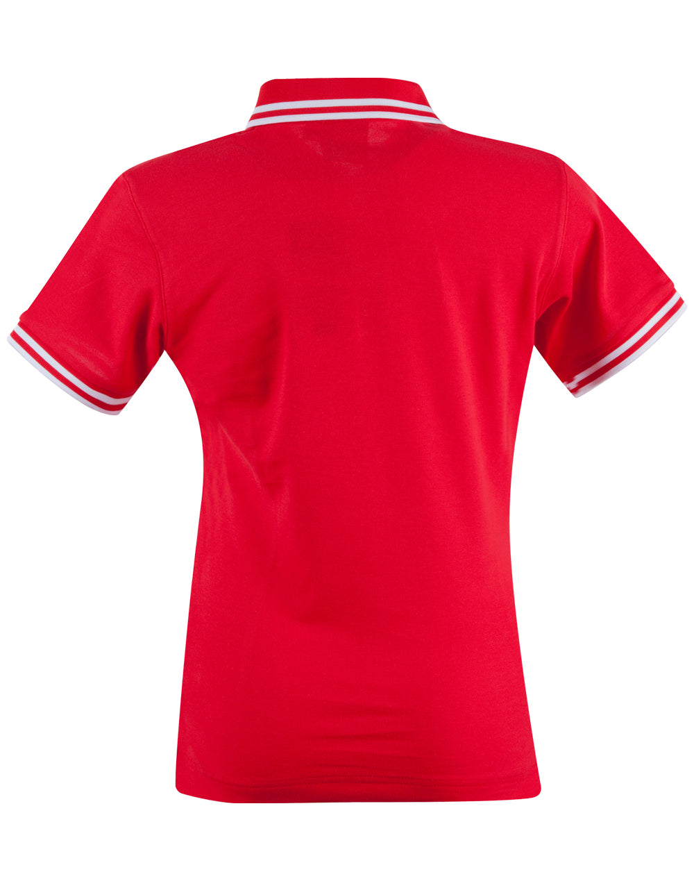 Grace Polo Women's - Red/White - Back