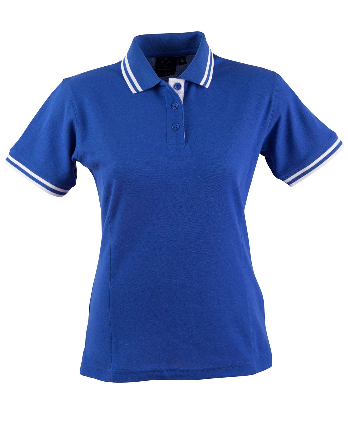 Grace Polo Women's - Royal/White - Front
