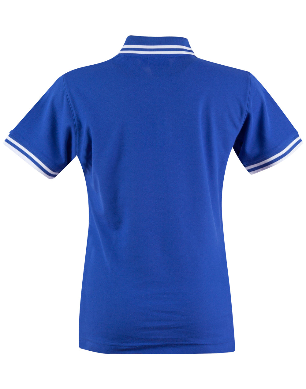Grace Polo Women's - Royal/White - Back