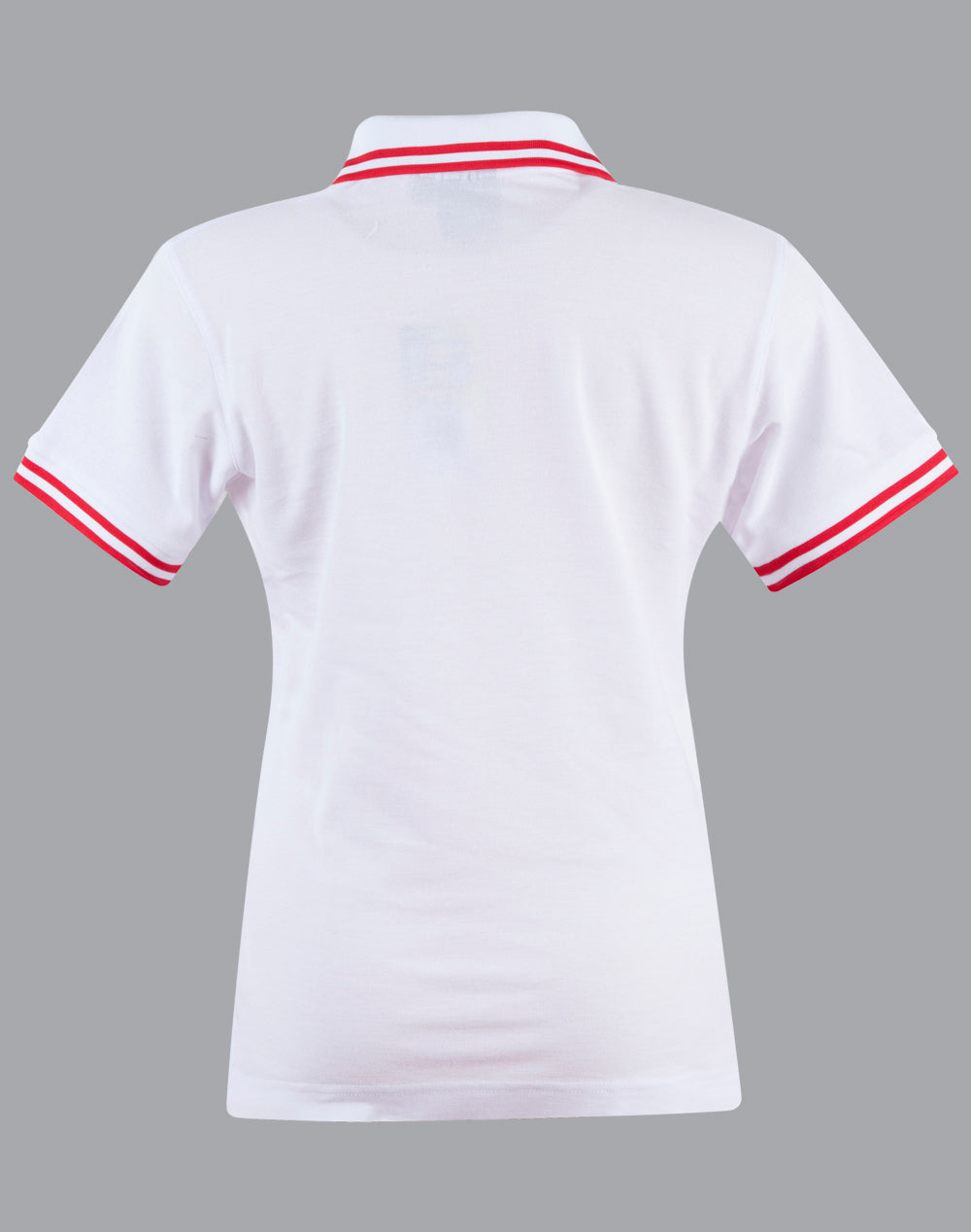 Grace Polo Women's - White/Red - Back