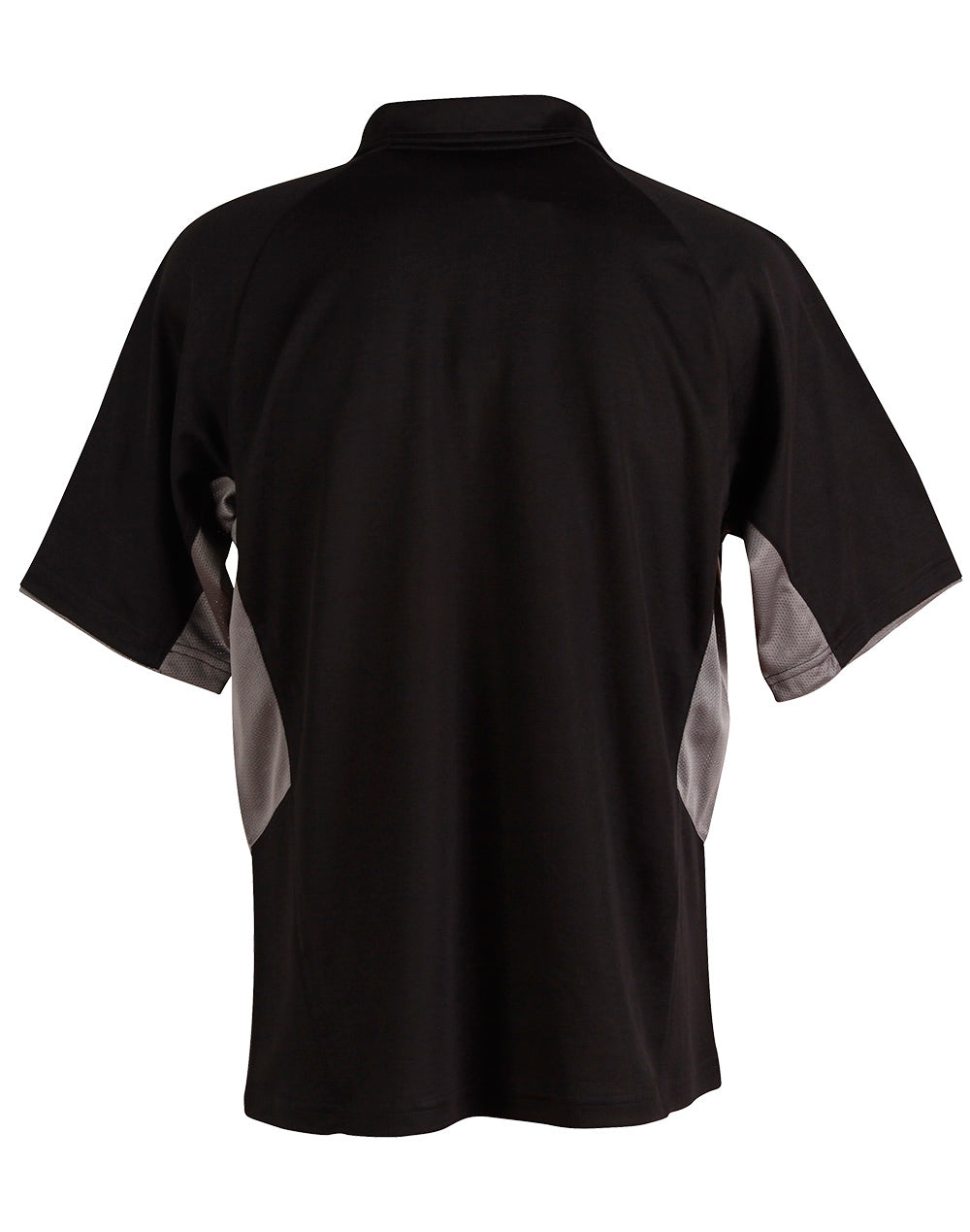 Statesman Polo Men's - Black/White/Grey - Back