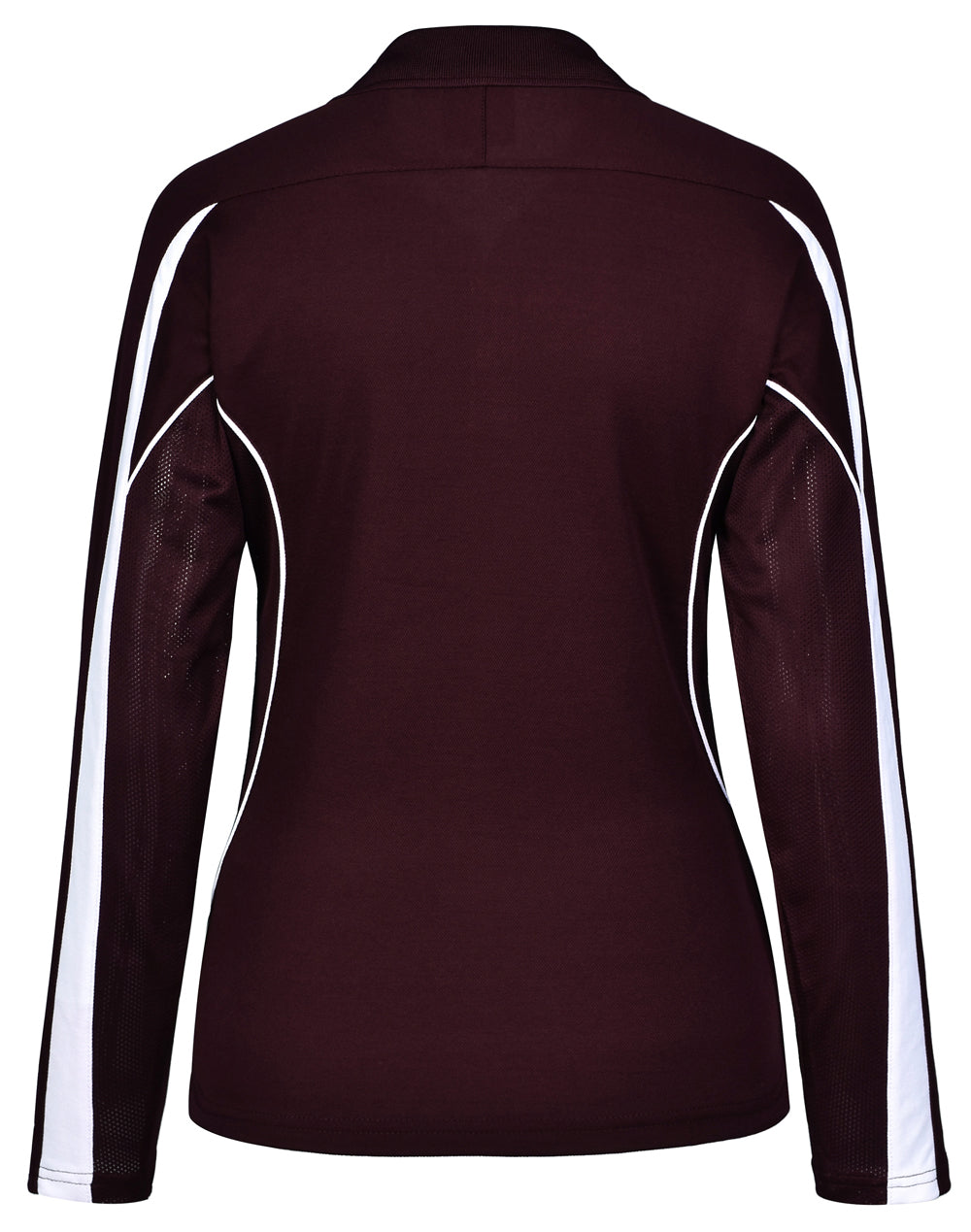 Legend Plus Ladies' - Maroon/White - Back