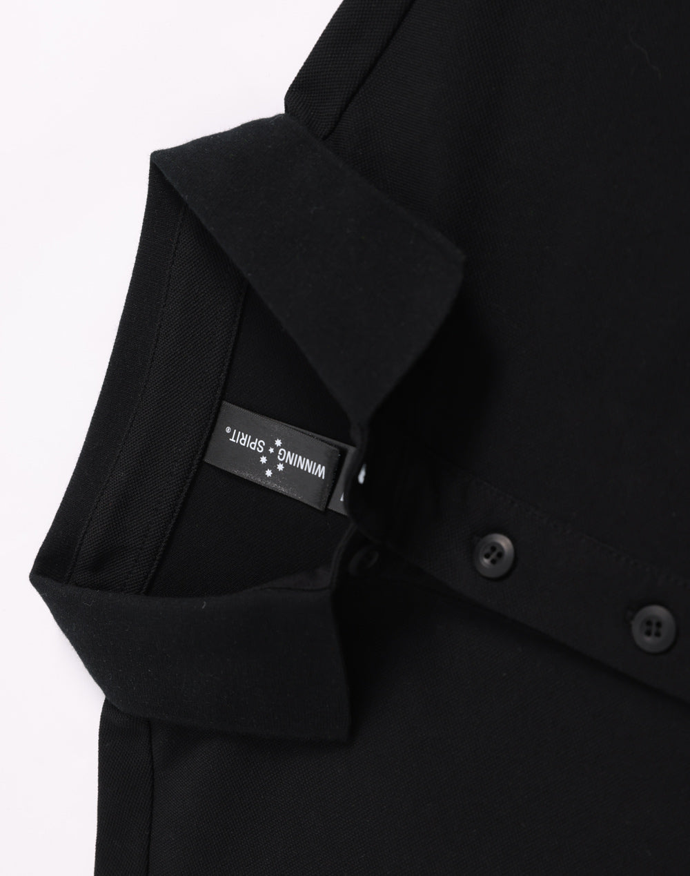 Mens Ultrafine Cotton Pique Short Sleeve Polo - Black - View
