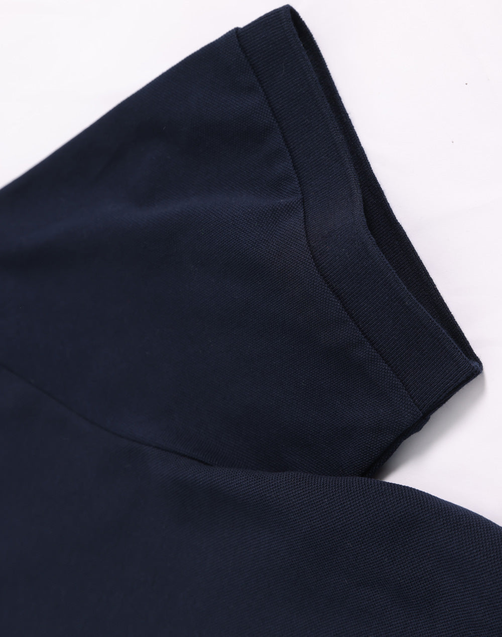 Mens Ultrafine Cotton Pique Short Sleeve Polo - Navy - View