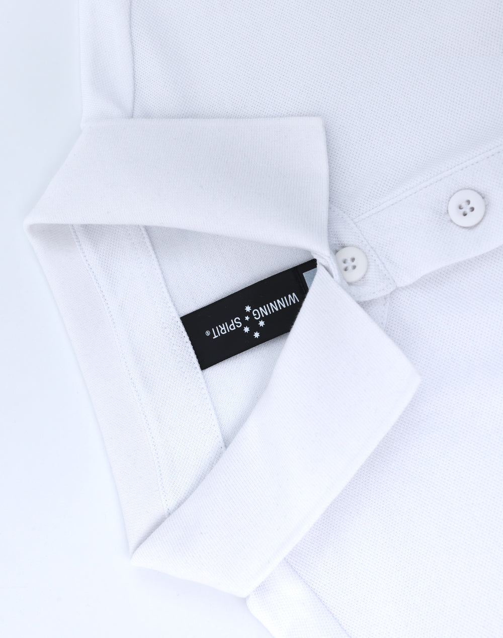 Mens Ultrafine Cotton Pique Short Sleeve Polo - White - View