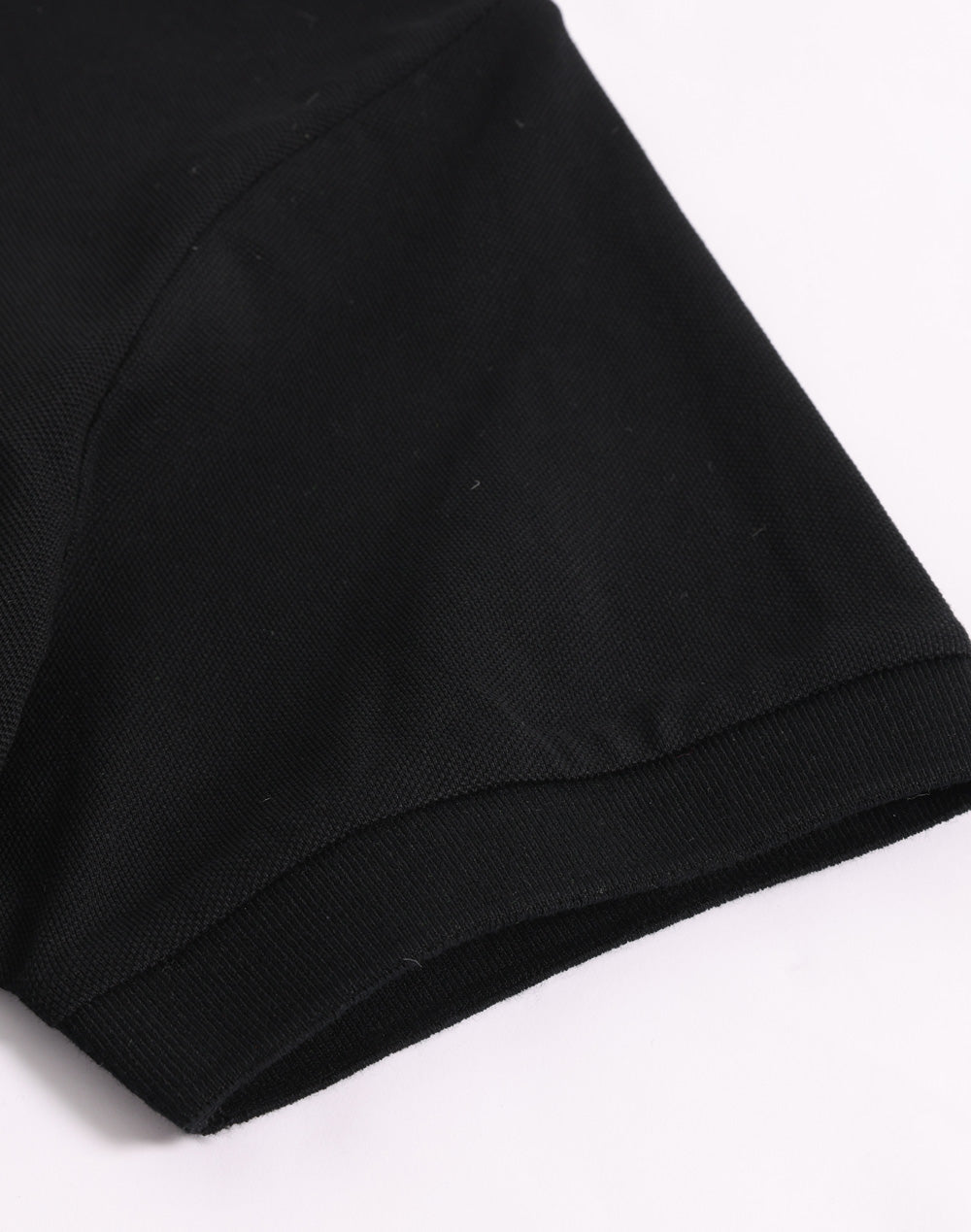 Ladies Ultrafine Cotton Pique Short Sleeve Polo - Black - View