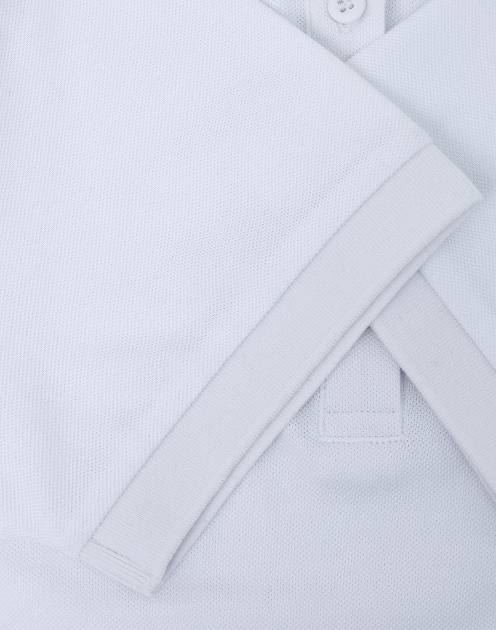 Ladies Ultrafine Cotton Pique Short Sleeve Polo - White - View