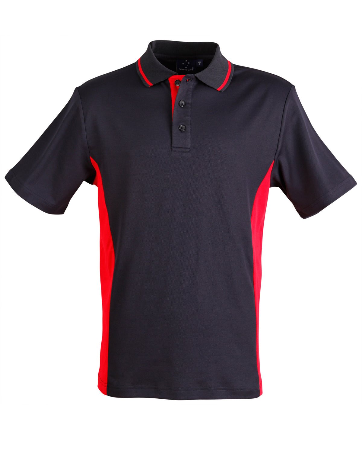 Teammate Polo Kids - Navy/Red - Front