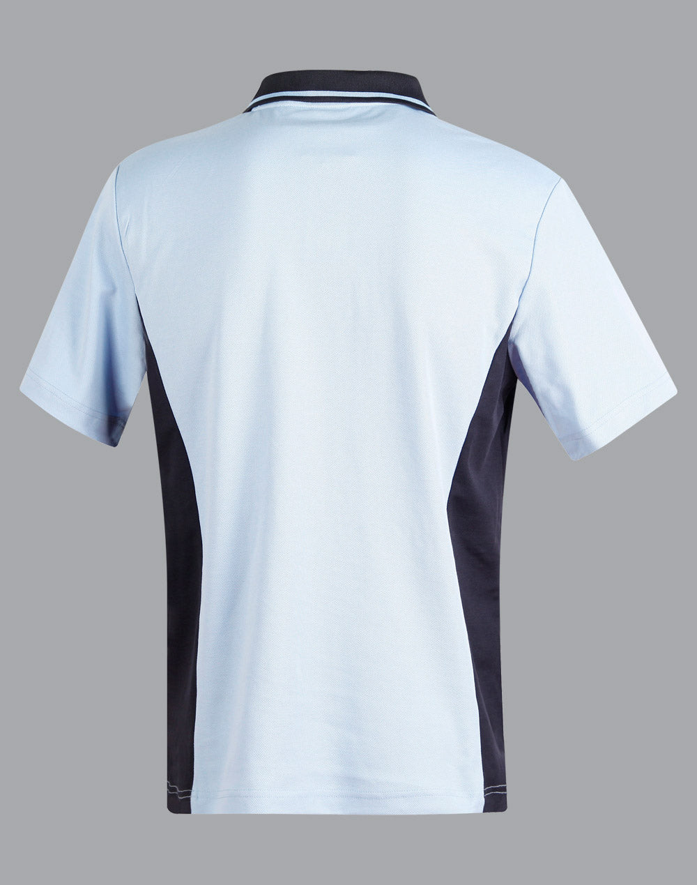 Teammate Polo Men's - Skyblue/Navy - Back