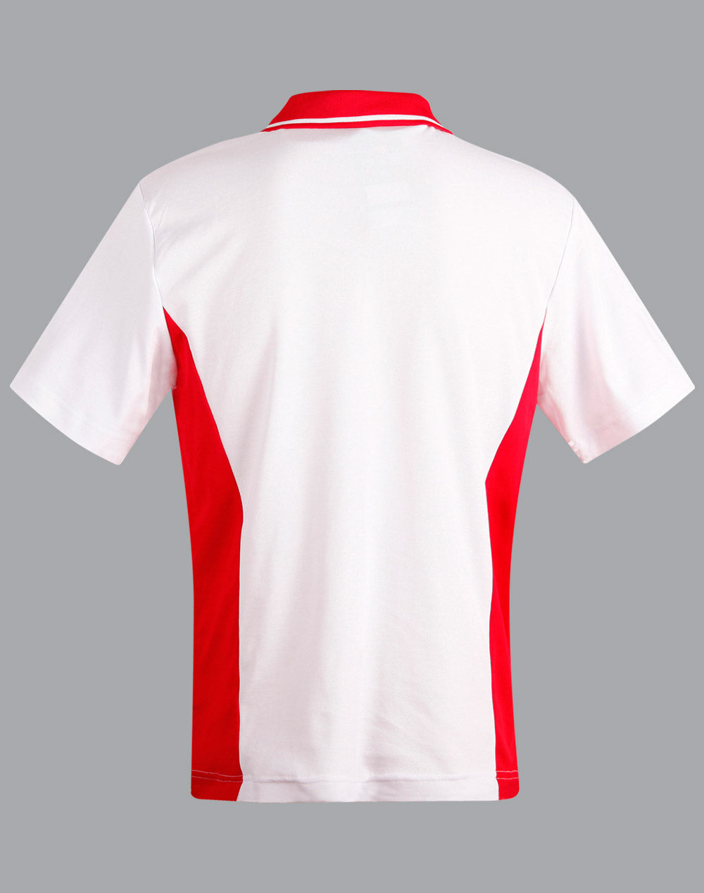 Teammate Polo Men's - White/Red - Back