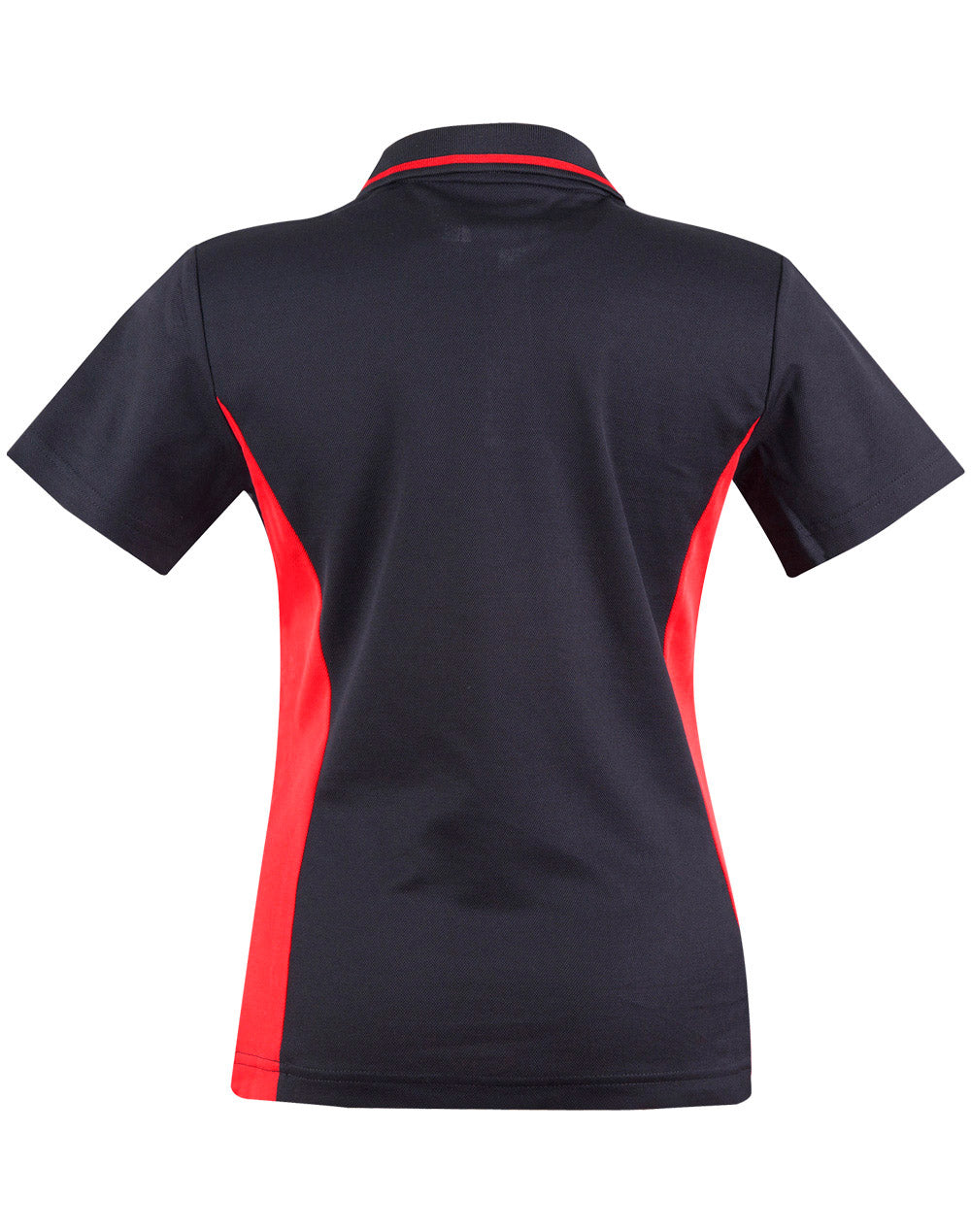 Teammate Polo Ladies' - Black/Red - Back