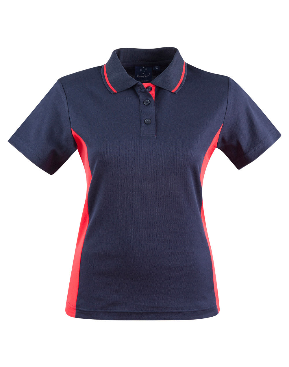Teammate Polo Ladies' - Navy/Red - Front