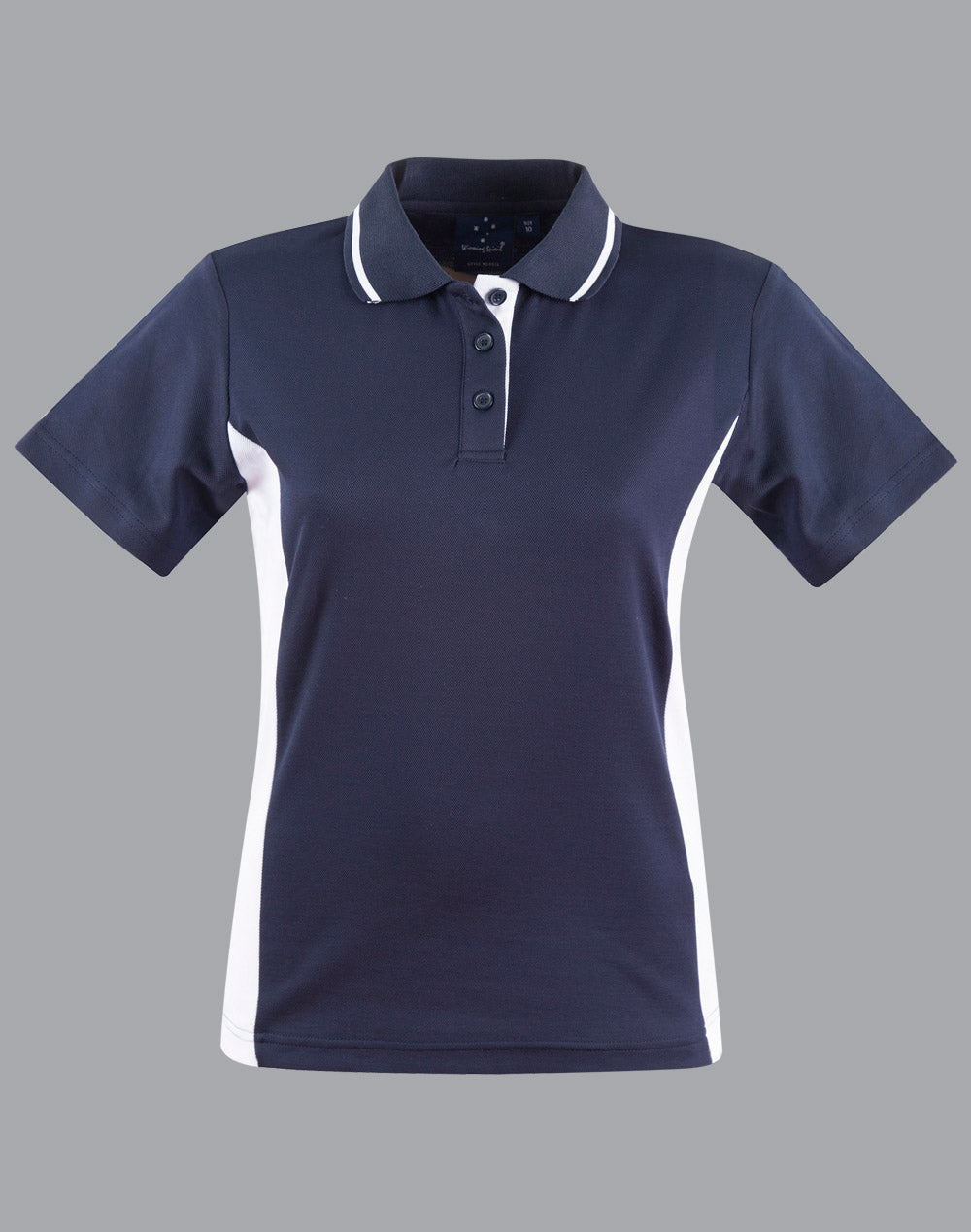 Teammate Polo Ladies' - Navy/White - Front