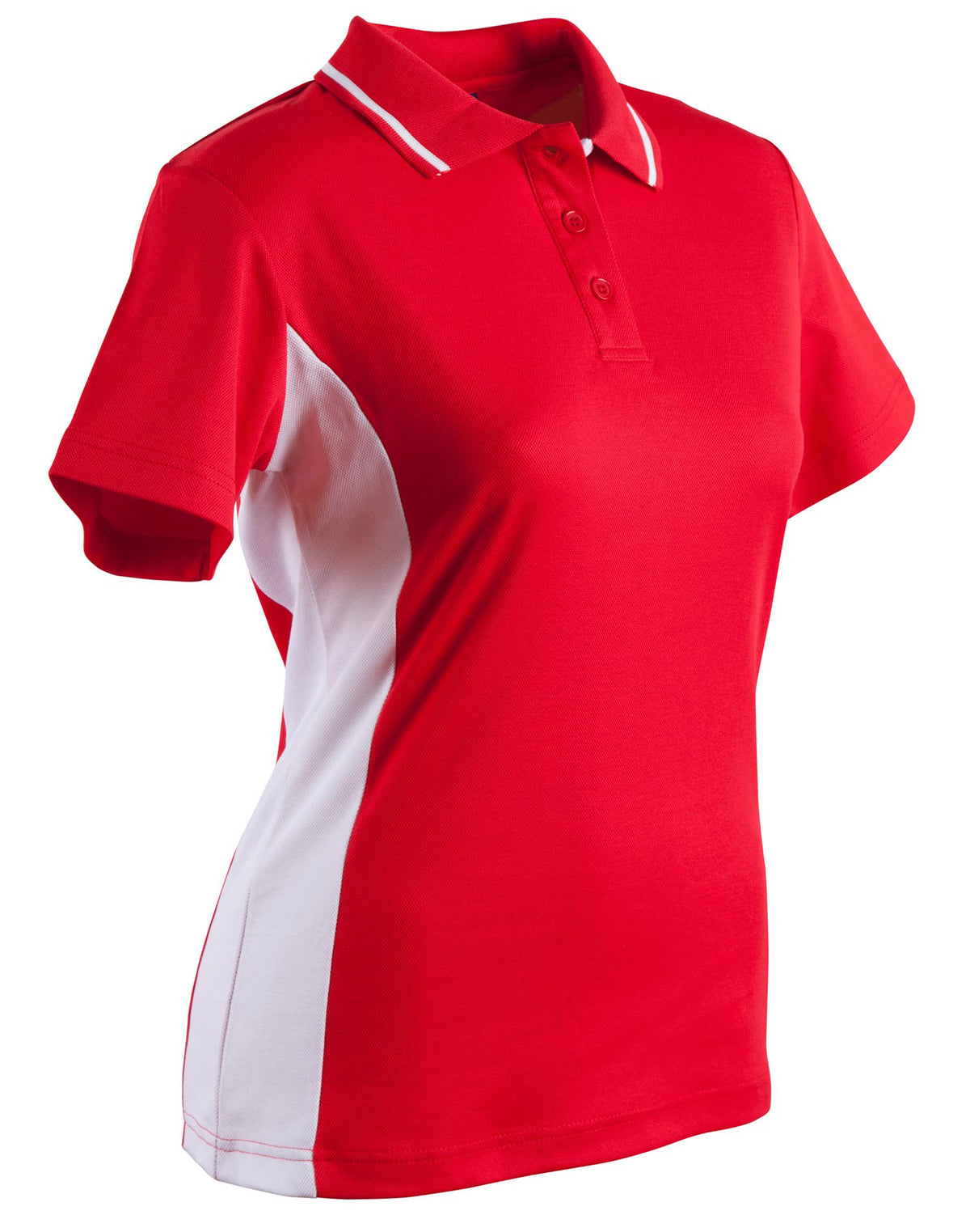 Teammate Polo Ladies' - Red/White - View