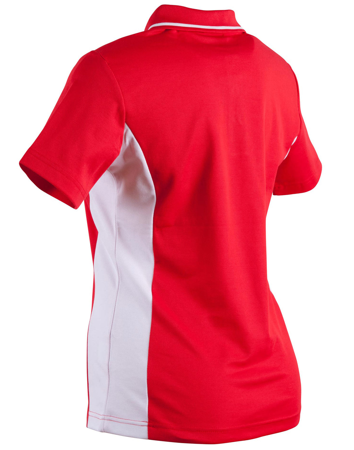 Teammate Polo Ladies' - Red/White - Back