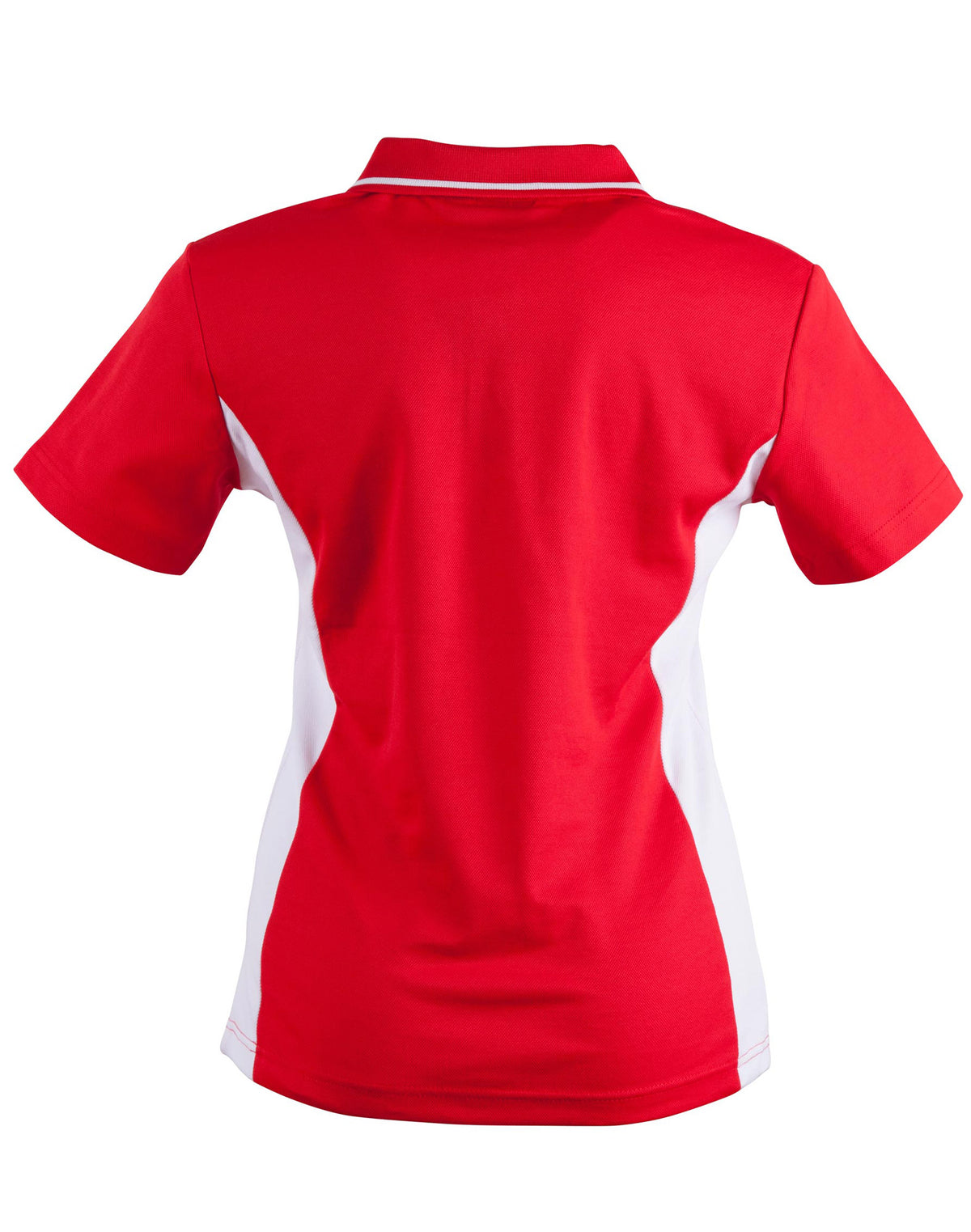 Teammate Polo Ladies' - Red/White - Back