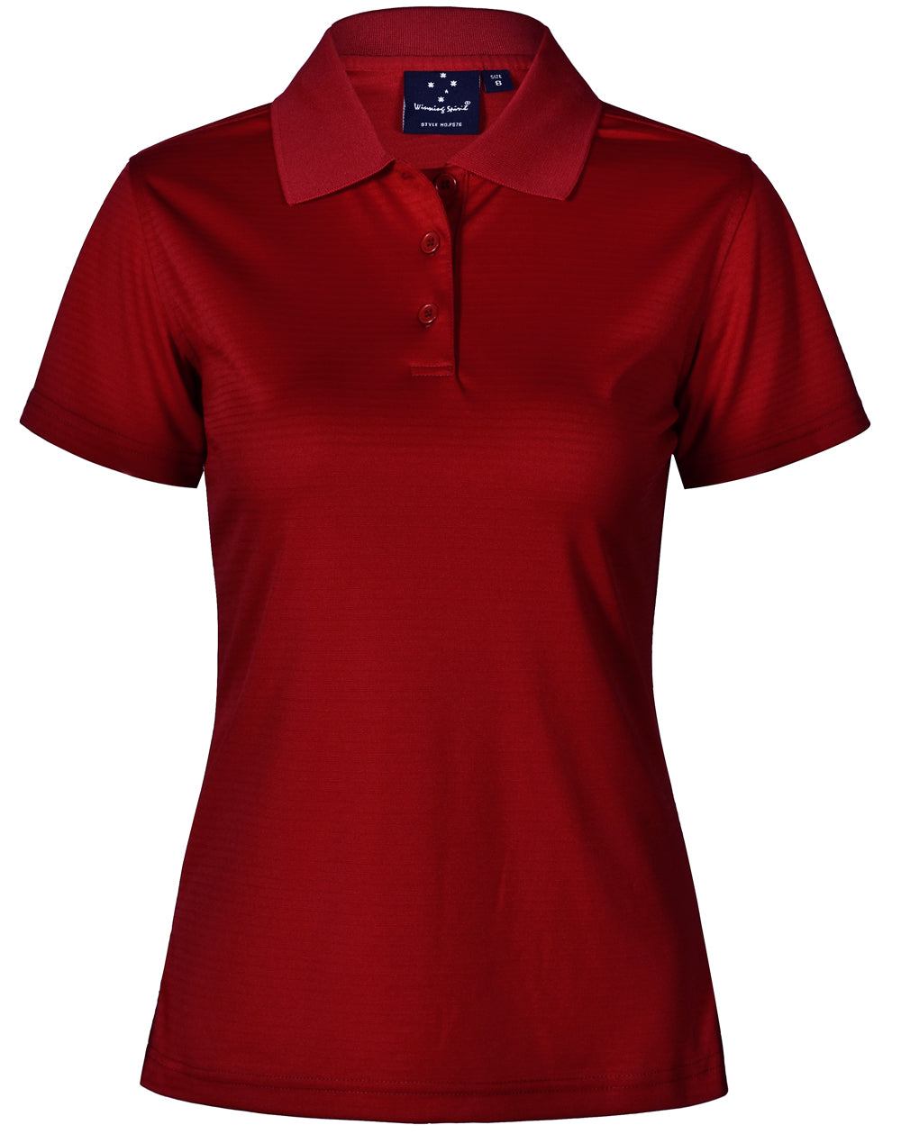 Icon Polo Ladies' - Red - Front