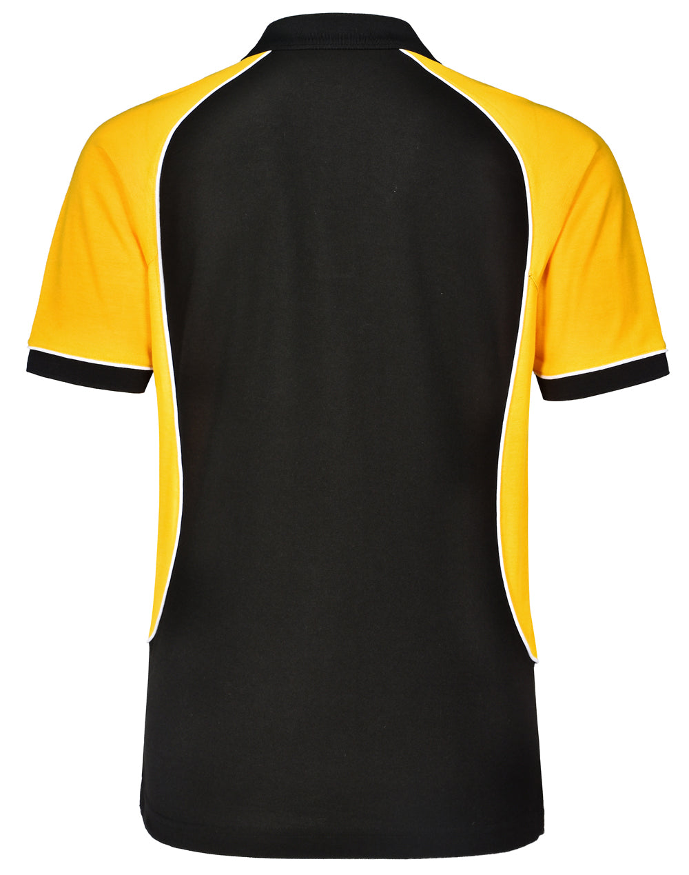 Arena Polo Kids - Black/White/Gold - Back
