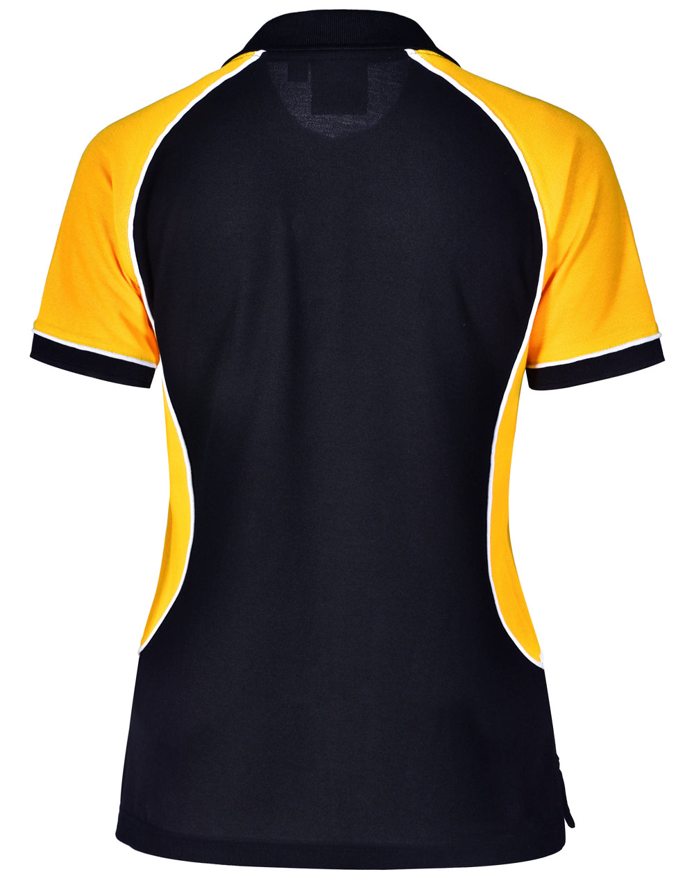 Arena Polo Women - Navy/White/Gold - Back