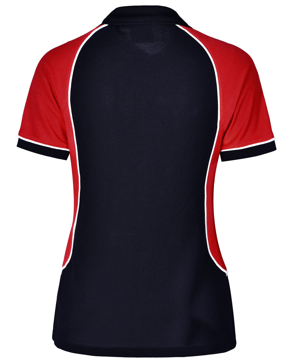 Arena Polo Women - Navy/White/Red - Back
